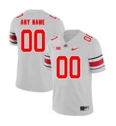 NCAA Ohio State Buckeyes Gray Customized Jersey NCAA Ohio State Buckeyes Gray Customized Jersey