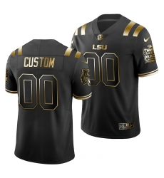 LSU Tiger Custom Black College Football Men'S Jersey LSU Tiger Custom Black College Football Men'S Jersey