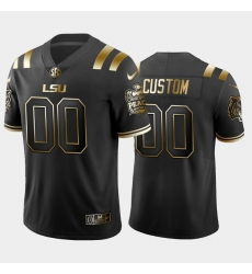 LSU Tiger Custom Black Golden Edition Men'S Jersey LSU Tiger Custom Black Golden Edition Men'S Jersey