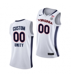 Virginia Cavaliers Custom Virginia Cavaliers White Unity 2021 New Brand Jersey Virginia Cavaliers Custom Virginia Cavaliers White Unity 2021 New Brand Jersey