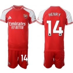 Men Arsenal 2026 Soccer Jerseys Red #14 Henry