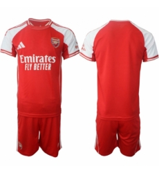 Men Arsenal FC Blank Red 2025 Home Soccer Jersey Suit Men Arsenal FC Blank Red 2025 Home Soccer Jersey Suit
