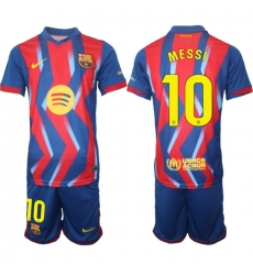 Men FC Barcelona 2026 Soccer Jerseys RedBlue #10 MESSI