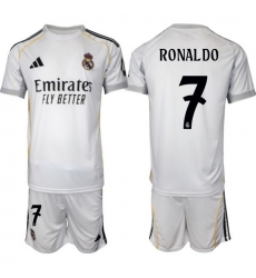 Men Real Madrid 2026 Soccer Jerseys White #7 RONALDO (2) Men Real Madrid 2026 Soccer Jerseys White #7 RONALDO (2)