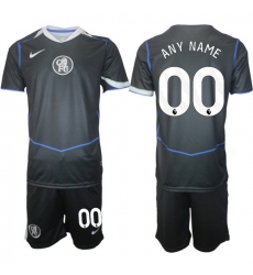 Men Chelsea 2026 Soccer Jerseys DarkGrey CUSTOM Men Chelsea 2026 Soccer Jerseys DarkGrey CUSTOM