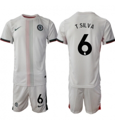 Men Chelsea 2026 Soccer Jerseys White #6 T.SILVA Men Chelsea 2026 Soccer Jerseys White #6 T.SILVA
