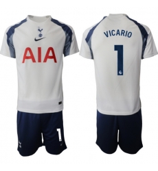 Men Tottenham Hotspur 2026 Soccer Jerseys White #1 VICARIO Men Tottenham Hotspur 2026 Soccer Jerseys White #1 VICARIO
