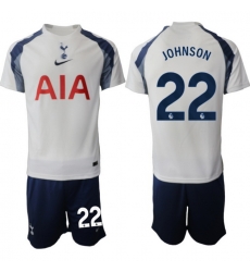 Men Tottenham Hotspur 2026 Soccer Jerseys White #22 JOHNSON Men Tottenham Hotspur 2026 Soccer Jerseys White #22 JOHNSON