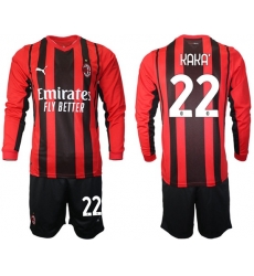 Men AC Milan Long Sleeve Soccer Jerseys 505 Men AC Milan Long Sleeve Soccer Jerseys 505