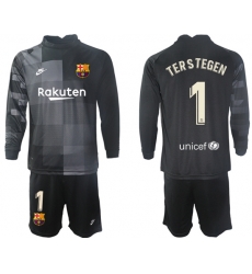 Men Barcelona Long Sleeve Soccer Jerseys 528 Men Barcelona Long Sleeve Soccer Jerseys 528
