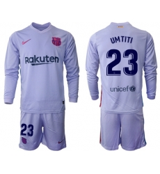 Men Barcelona Long Sleeve Soccer Jerseys 535 Men Barcelona Long Sleeve Soccer Jerseys 535