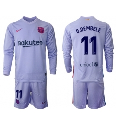 Men Barcelona Long Sleeve Soccer Jerseys 546 Men Barcelona Long Sleeve Soccer Jerseys 546