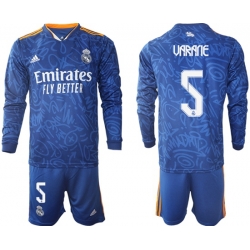 Men Real Madrid Long Sleeve Soccer Jerseys 540
