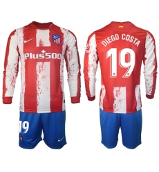 Men Atletico de Madrid Long Sleeve Soccer Jerseys 509 Men Atletico de Madrid Long Sleeve Soccer Jerseys 509