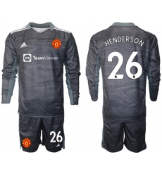 Men Manchester United Long Sleeve Soccer Jerseys 503 Men Manchester United Long Sleeve Soccer Jerseys 503