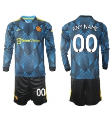 Men Manchester United Long Sleeve Soccer Jerseys 542 Customized Men Manchester United Long Sleeve Soccer Jerseys 542 Customized