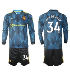 Men Manchester United Long Sleeve Soccer Jerseys 543 Men Manchester United Long Sleeve Soccer Jerseys 543