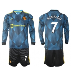 Men Manchester United Long Sleeve Soccer Jerseys 555 Men Manchester United Long Sleeve Soccer Jerseys 555