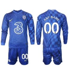 Men Chelsea Long Sleeve Soccer Jerseys 510 Customized Men Chelsea Long Sleeve Soccer Jerseys 510 Customized