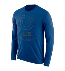 Indianapolis Colts Men Long T Shirt 002 Indianapolis Colts Men Long T Shirt 002