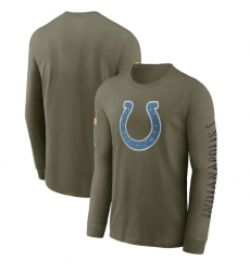 Men Indianapolis Colts Olive 2022 Salute To Service Long Sleeve T Shirt Men Indianapolis Colts Olive 2022 Salute To Service Long Sleeve T Shirt