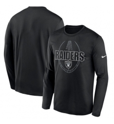 Las Vegas Raiders Men Long T Shirt 006 Las Vegas Raiders Men Long T Shirt 006