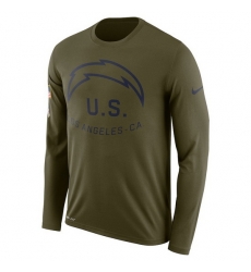 Los Angeles Chargers Men Long T Shirt 011 Los Angeles Chargers Men Long T Shirt 011