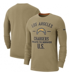 Los Angeles Chargers Men Long T Shirt 012 Los Angeles Chargers Men Long T Shirt 012