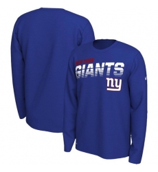 New York Giants Men Long T Shirt 001 New York Giants Men Long T Shirt 001