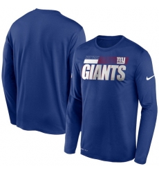 New York Giants Men Long T Shirt 011 New York Giants Men Long T Shirt 011