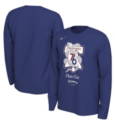 Philadelphia 76ers Men Long T Shirt 002 Philadelphia 76ers Men Long T Shirt 002
