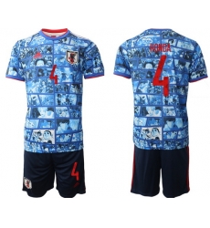 JAPAN 2022 World Cup Soccer Jersey #4 Honda JAPAN 2022 World Cup Soccer Jersey #4 Honda
