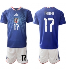 Japan 2026 FIFA World Cup Soccer Jersey Blue #17 TANAKA Japan 2026 FIFA World Cup Soccer Jersey Blue #17 TANAKA