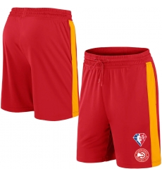 Men Atlanta Hawks Red Shorts Men Atlanta Hawks Red Shorts