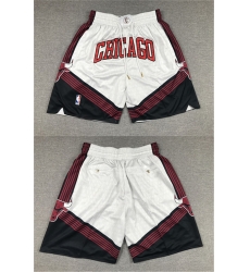 Men Chicago Bulls 2022 23 City Edition White Shorts Men Chicago Bulls 2022 23 City Edition White Shorts