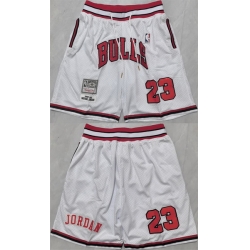 Men Chicago Bulls 23 Michael Jordan Black Shorts  