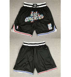 Men Los Angeles Clippers 2022 23 Black City Edition Shorts Men Los Angeles Clippers 2022 23 Black City Edition Shorts