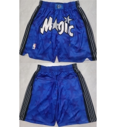 Men Orlando Magic Blue Shorts Men Orlando Magic Blue Shorts