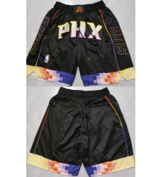 Men Phoenix Suns Black Shorts Men Phoenix Suns Black Shorts