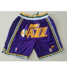 Utah Jazz Jerseys Basketball Shorts 001 Utah Jazz Jerseys Basketball Shorts 001