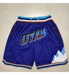 Utah Jazz Jerseys Basketball Shorts 003 Utah Jazz Jerseys Basketball Shorts 003