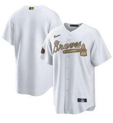Men Atlanta Braves Blank 2022 All Star Cool Base White Stitched Baseball Jersey Men Atlanta Braves Blank 2022 All Star Cool Base White Stitched Baseball Jersey