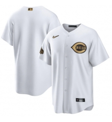 Men Cincinnati Reds Blank 2022 All Star White Cool Base Stitched Baseball Jersey Men Cincinnati Reds Blank 2022 All Star White Cool Base Stitched Baseball Jersey