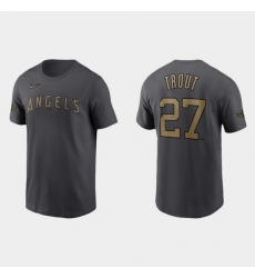 Men Los Angeles Angels Mike Trout Charcoal 2022 Mlb All Star Game Name Number Charcoal T Shirt Men Los Angeles Angels Mike Trout Charcoal 2022 Mlb All Star Game Name Number Charcoal T Shirt