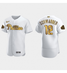 Men Philadelphia Phillies Kyle Schwarber 2022 Mlb All Star Game White Gold Men Jersey Men Philadelphia Phillies Kyle Schwarber 2022 Mlb All Star Game White Gold Men Jersey