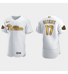 Men Philadelphia Phillies Rhys Hoskins 2022 Mlb All Star Game White Gold Men Jersey Men Philadelphia Phillies Rhys Hoskins 2022 Mlb All Star Game White Gold Men Jersey