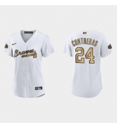 Women Chicago Cubs Willson Contreras 2022 Mlb All Star Game Replica White Jersey Women Chicago Cubs Willson Contreras 2022 Mlb All Star Game Replica White Jersey