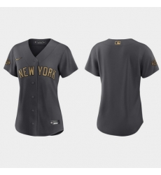 Women New York Yankees 2022 Mlb All Star Game Replica Charcoal Jersey Women New York Yankees 2022 Mlb All Star Game Replica Charcoal Jersey