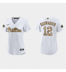 Women Philadelphia Phillies Kyle Schwarber 2022 Mlb All Star Game Replica White Jersey Women Philadelphia Phillies Kyle Schwarber 2022 Mlb All Star Game Replica White Jersey
