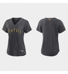 Women Seattle Mariners 2022 Mlb All Star Game Replica Charcoal Jersey Women Seattle Mariners 2022 Mlb All Star Game Replica Charcoal Jersey